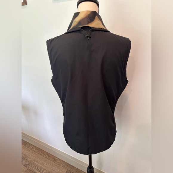 Lauren Ralph Lauren Animal  print reversible vest mock neck SZ L EUC - Picture 6 of 7